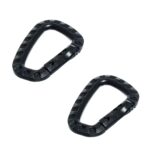 DADPACK, 2x karabiner - fekete