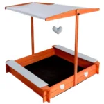 Homokozó tetővel, 120 cm x 120 cm