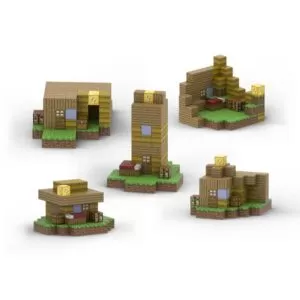 MagnetikCraft Ranč 5v1, 100 Kosov + 3 Figure
