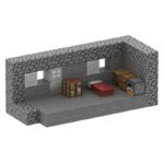 MagnetikCraft Kamenná chata, 80 Kusov + 3 Figúrky