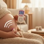 BabyVoice Spominski snemalnik srčnega utripa za nosečnice + Ultrazvočni gel