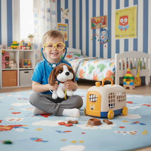 eng pl Little Doctor Set with Suitcase 26551 18450 8.jpg Igralni set - Veterinar - slika 7