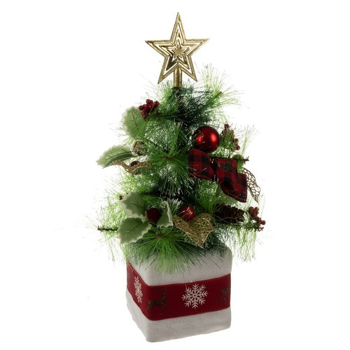 eng pl Christmas tree 45cm Ruhhy 22591 16987 1.jpg Zdobený vianočný stromček, 45 cm