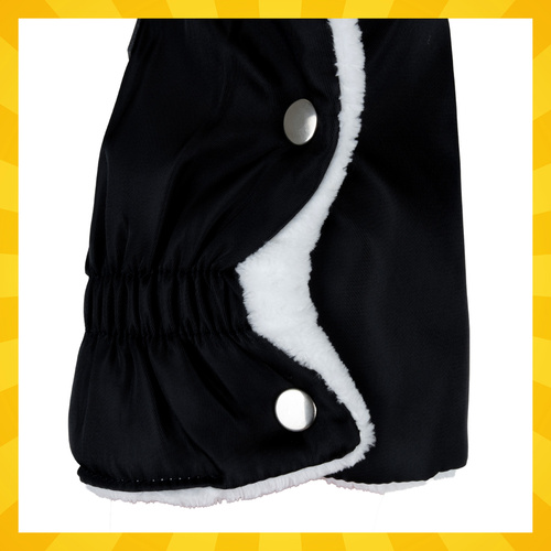 eng pl Double stroller muffs black Kruzzel 25814 18697 11.jpg Rukavice do kočárku, černé - obrázek 10
