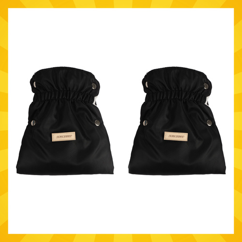 eng pl Double stroller muffs black Kruzzel 25814 18697 8.jpg Rukavice do kočárku, černé - obrázek 7