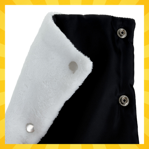 eng pl Double stroller muffs black Kruzzel 25814 18697 9.jpg Rukavice do kočárku, černé - obrázek 8