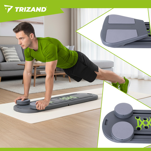 eng pl Pilates board multifunctional Trizand 27190 18744 4.jpg Multifunkcionalna pilates daska - 97 × 35cm s ručkama - slika 5