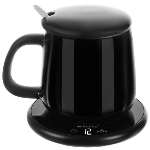 eng pl Electric warmer cup Ruhhy 22125 16884 12.jpg Grelnik za skodelico + skodelica s pokrovom in žličko
