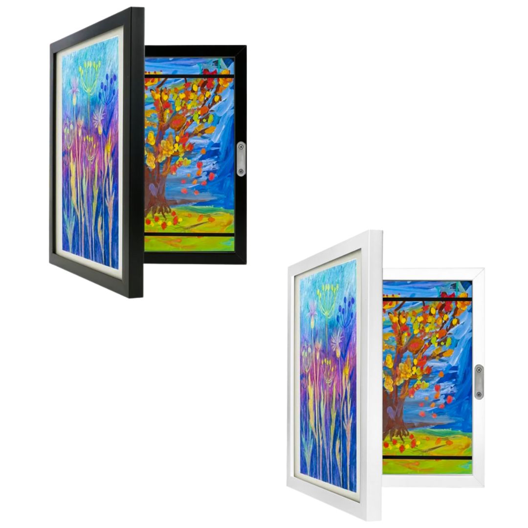 Okvir za otroske risbice A4 crn ali bel Okvir za otroške risbice A4 - črn ali bel