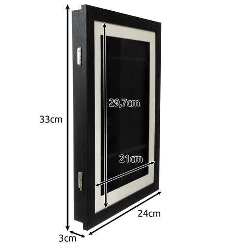 eng pl Art picture frame Kruzzel 25419 18082 14.jpg Okvir za otroške risbice A4 - črn ali bel - slika 12