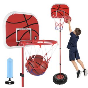 eng pl Basketball basket 170cm 18905 17.jpg Samostoječi otroški košarkarski koš s kovinskim stojalom / 109-170 cm