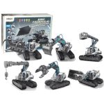 Gradbeni komplet - Hidravlična gradbena vozila 6v1, 223 kosov