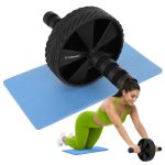 Kolo za vadbo trebušnih mišic + podloga za kolena