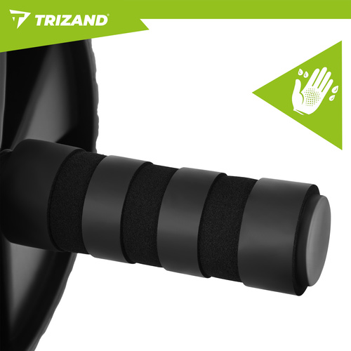 eng pl TRIZAND Abdominal Exercise Wheel 18892 8.jpg Kolo za vadbo trebušnih mišic + podloga za kolena - slika 7