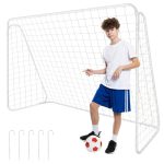 Kovinski Nogometni gol, 213×150×90 cm + Mreža