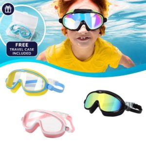 Dětské plavecké brýle AquaView Kids – široký zorný úhel, povrchová úprava proti zamlžování