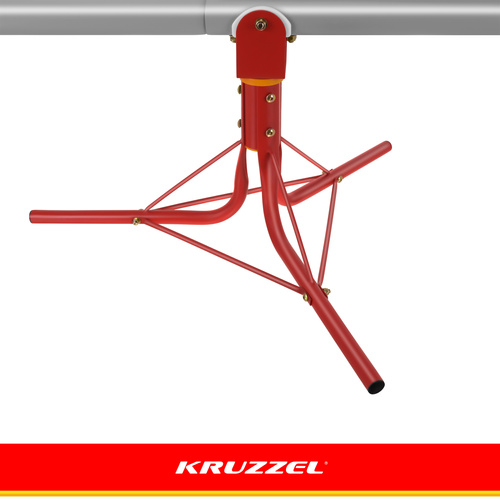 eng pl Kruzzel 2 in 1 garden swing 19149 4.jpg Otroška vrtna gugalnica 2v1 (gugalnica + vrtiljak 360°) za 2 otroka - kovinska, do 75 kg - slika 6