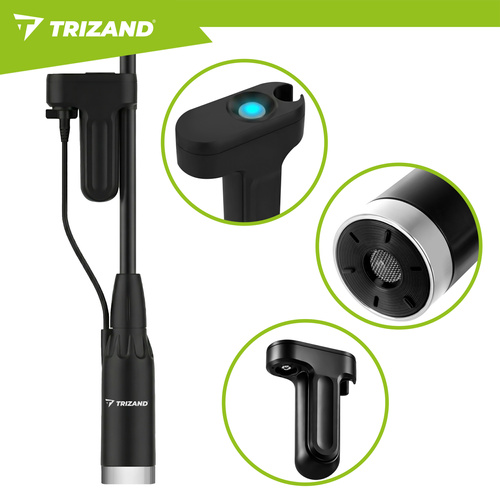 eng pl Trizand travel shower 8 2x6 8x2 18cm 18934 20.jpg Prenosni tuš za kampiranje - brezžični USB z baterijo 2200 mAh + torbica - slika 7