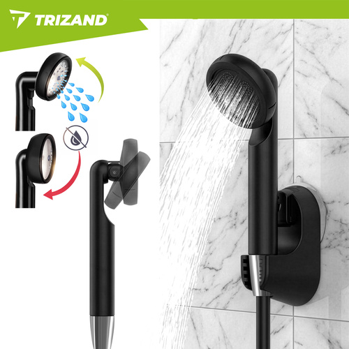 eng pl Trizand travel shower 8 2x6 8x2 18cm 18934 8.jpg Prenosni tuš za kampiranje - brezžični USB z baterijo 2200 mAh + torbica - slika 14