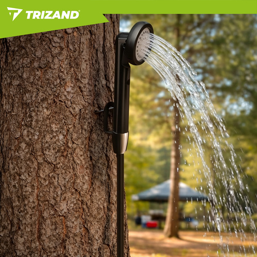 eng pl Trizand travel shower 8 2x6 8x2 18cm 18934 9.jpg Prenosni tuš za kampiranje - brezžični USB z baterijo 2200 mAh + torbica - slika 13