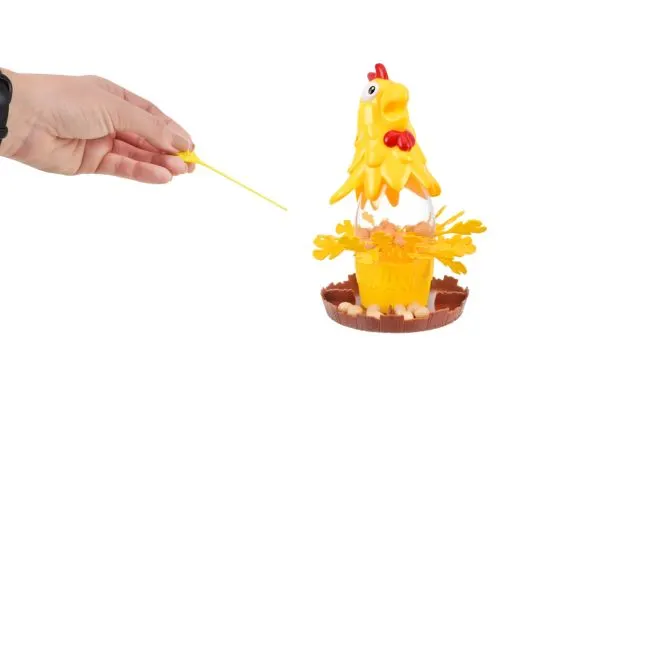 dsc 2117 1.jpg Chicked Egg Drop, Družabna igra 3+, spretnostna igra z jajci in palčkami - slika 9