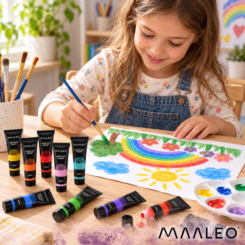 eng pl Acrylic paints 20ml 36 pcs Maaleo 19484 14.jpg Akrilne barve za slikanje - set 36 × 20 ml - slika 4
