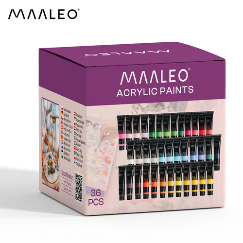 eng pl Acrylic paints 20ml 36 pcs Maaleo 19484 2.jpg Akrilne barve za slikanje - set 36 × 20 ml - slika 5