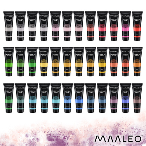eng pl Acrylic paints 20ml 36 pcs Maaleo 19484 6.jpg Akrilne barve za slikanje - set 36 × 20 ml - slika 7