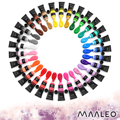 eng pl Acrylic paints 20ml 36 pcs Maaleo 19484 8.jpg Akrilne barve za slikanje - set 36 × 20 ml - slika 9
