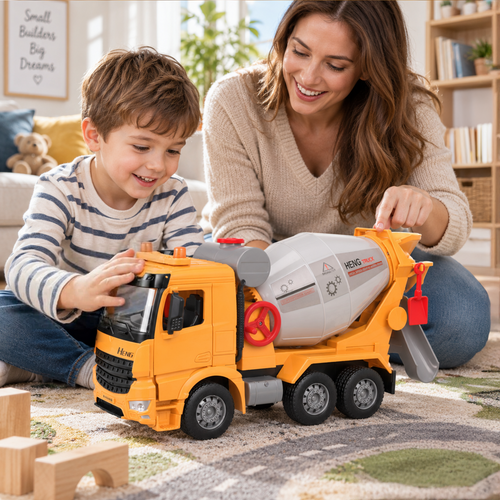 eng pl Children 39 s car concrete mixer 19483 16 Otroško vozilo - betonski mešalec z lučmi in zvoki, 38,5 cm - slika 8
