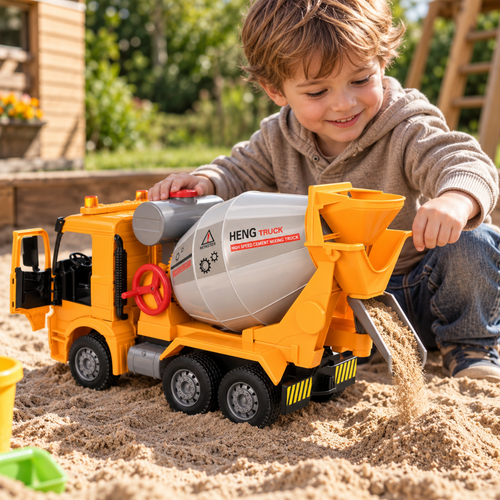 eng pl Children 39 s car concrete mixer 19483 18 Otroško vozilo - betonski mešalec z lučmi in zvoki, 38,5 cm - slika 6