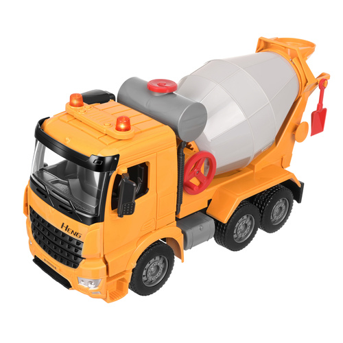 eng pl Children 39 s car concrete mixer 19483 5.jpg Otroško vozilo - betonski mešalec z lučmi in zvoki, 38,5 cm - slika 19