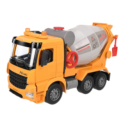 eng pl Children 39 s car concrete mixer 19483 6.jpg Otroško vozilo - betonski mešalec z lučmi in zvoki, 38,5 cm - slika 18