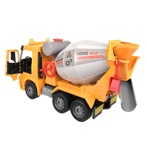 eng pl Children 39 s car concrete mixer 19483 7.jpg Otroško vozilo - betonski mešalec z lučmi in zvoki, 38,5 cm - slika 17