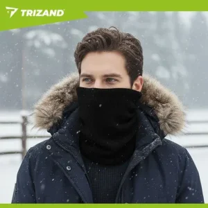 Pánsky ohrievač krku / šál „trubica“ – čierny, univerzálna veľkosť (TRIZAND 00026702)